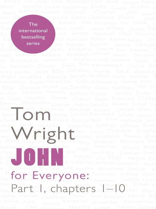 Title details for John for Everyone Part 1 by Tom Wright - Available